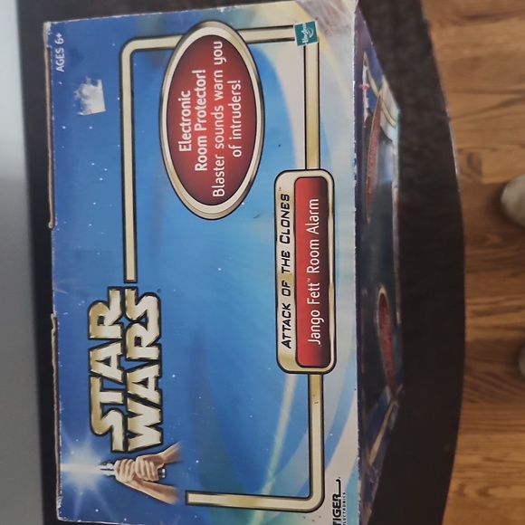 Star Wars Jango Fett Electronic Room Protector - Silver and Blue - Picture 2 of 7